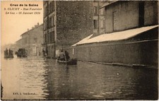 Cpa clichy rue d'occasion  Expédié en France