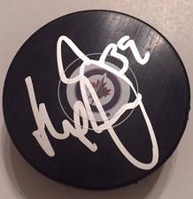 TOBIAS TOBY ENSTROM ASSINADO WINNIPEG JETS DISCO COM ESTOJO CERTIFICADO DE AUTENTICIDADE comprar usado  Enviando para Brazil