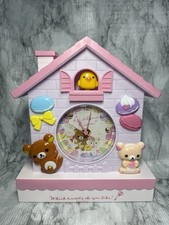 Relógio Rilakkuma Sweets rosa formato de casa premium, usado comprar usado  Enviando para Brazil