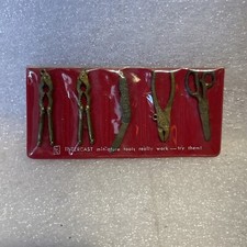 Mini kit de ferramentas chave de fenda minúscula intercast faca tesoura alicate 5 peças funcionando comprar usado  Enviando para Brazil