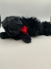 Brinquedo de pelúcia extremamente raro Ty clássico gato preto fita arco vermelho 1988 1ª geração #1965 comprar usado  Enviando para Brazil