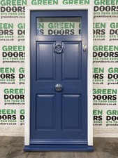 Wooden blue front for sale  LUTON