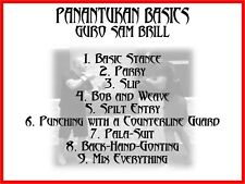 PANANTUKAN DVD filipino martial arts dirty boxing street kali jkd basics comprar usado  Enviando para Brazil