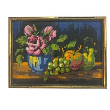 Vintage framed needlepoint for sale  Monroe Township