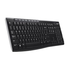 Teclado sem fio Logitech K270, receptor unificador USB, preto - CAIXA ABERTA comprar usado  Enviando para Brazil