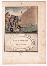 Gravure xviiie chevalier d'occasion  Toulouse-