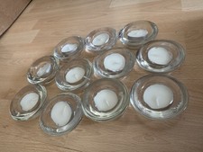 11x glass votive for sale  MARKET DRAYTON