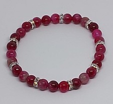 Naturstein perlen armband gebraucht kaufen  Bochum