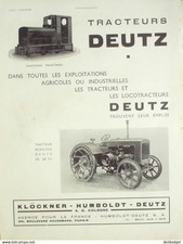 1927 deutz tractors d'occasion  Expédié en Belgium