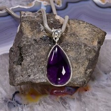 Amethyst anhänger 925er gebraucht kaufen  Berlin