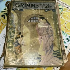 Vtg Grimm's Fairy Tales Hardcover Book Rand McNally & Co 1938 Windermere Series, usado comprar usado  Enviando para Brazil