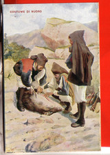 Cartolina costumi sardi usato  Montegranaro