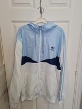 Adidas windbreaker hooded for sale  MANCHESTER