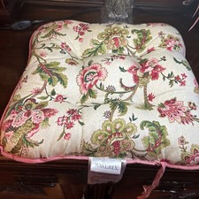 Almofada para cadeira Waverly French Country almofada floral 15x14” padrão reversível, usado comprar usado  Enviando para Brazil