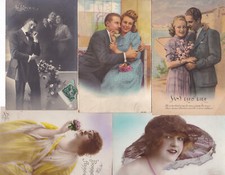 Lot cpa fantaisie d'occasion  France