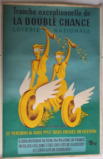 Affiche originale loterie d'occasion  Chartres