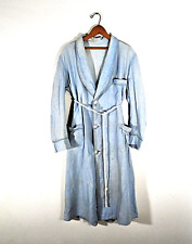 Casaco vintage anos 40 Chambray Robe House vintage década de 1940 trabalho desgastado grande comprar usado  Enviando para Brazil