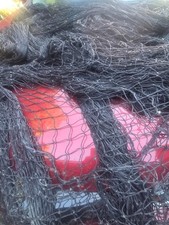 Usado, Rede de pesca preta usada autêntica aproximadamente 7x25 pés rede de pesca - rede mais fina comprar usado  Enviando para Brazil