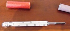 Ddr thermometer rötlichbraune gebraucht kaufen  Annaberg-Buchholz, Mildenau