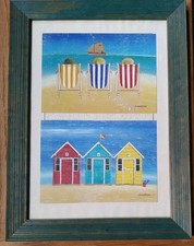 Wiscombe seaside framed for sale  EXETER