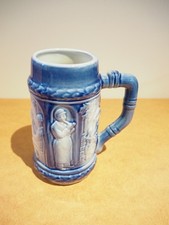 Porzellan bierkrug blau gebraucht kaufen  Spiesen-Elversberg