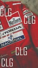 Terno Ayrton Senna 1991 réplica bordado patches/terno Mclaren comprar usado  Enviando para Brazil