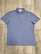 Camisa polo masculina Lacoste Marl original slim fit manga curta azul tamanho M/G comprar usado  Enviando para Brazil