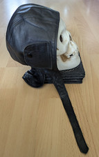 Fliegerhaube leder vintage gebraucht kaufen  Berlin
