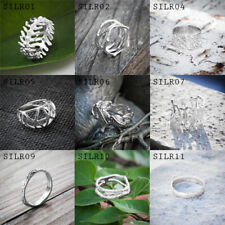 Usado, Não Reforçada 925 Sterling Silver Ring chapeamento de 925 Preto E Branco De Tailandês comprar usado  Enviando para Brazil