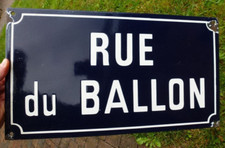 Ancienne plaque émaillée d'occasion  Haubourdin