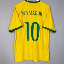 CAMISA DE FUTEBOL BRASIL 2014 2015 CASA NIKE 575280-703 #10 NEYMAR JR comprar usado  Enviando para Brazil