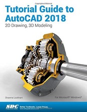 Usado, TUTORIAL GUIDE TO AUTOCAD 2018 By Shawna Lockhart **Mint Condition** comprar usado  Enviando para Brazil