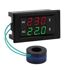 Voltímetro digital AC 500V 100A 200A 500A amperímetro painel testador de amperagem de tensão comprar usado  Enviando para Brazil