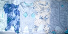 Usado, Lote de pijama de algodão com zíper tamanho bebê menino recém-nascido Carter's pacote comprar usado  Enviando para Brazil