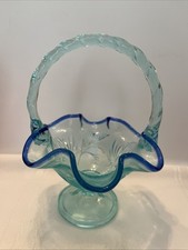 Fenton glass basket for sale  HITCHIN