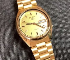Montre seiko doré d'occasion  Mareuil-sur-Ourcq