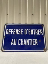 Ancienne plaque emaillee d'occasion  Courcelles-Chaussy