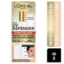 Portector solar L'Oréal UV Defender antifotoenvejecimiento con color claro FPS 5 comprar usado Portector solar L'Oréal UV Defender antifotoenvejecimiento con color claro FPS 5 comprar usado  Enviando para Brazil