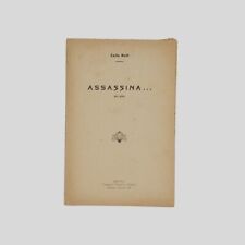 Copione Teatro Carlo Netti Assassina...un atto s.d. (192.), usado comprar usado  Enviando para Brazil