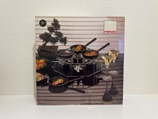 Juego de fiesta Hendi Gourmet/Raclette | Cocina de mesa de 4 sartenes segunda mano  Embacar hacia Mexico