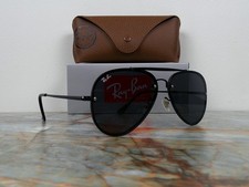 Óculos de sol Ray-Ban RB3584 W Blaze preto aviador genuíno nunca usado comprar usado  Enviando para Brazil