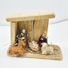 Miniature wooden nativity for sale  STREET