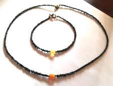 Rohdiamant collier schwarz gebraucht kaufen  Tuningen