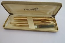 sheaffer gold pen set for sale sheaffer gold pen set for sale EXETER