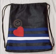 Mochila de couro gay bandeira orgulho feita de couro bovino... comprar usado  Enviando para Brazil