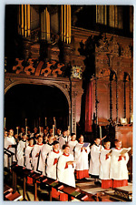 Cartão postal Kings College Capela Procissão do Coro Serviço Carol do Advento comprar usado  Enviando para Brazil