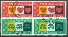 Schweden 1970 UNO Herzen Kleeblätter 690/91 gestempelt comprar usado  Enviando para Brazil