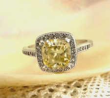 Cushion cut canary for sale  Sedro Woolley