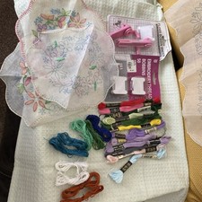 Vintage embroidery doilies for sale  CHESTER