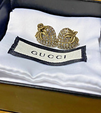 Usado, Brincos de cristal de morango em tom de ouro Gucci comprar usado  Enviando para Brazil